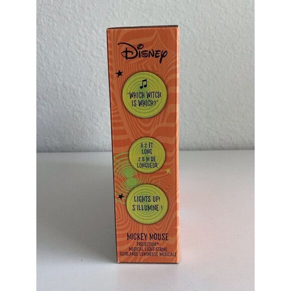 Disney Halloween Mickey Mouse Projection Musical Pumpkin Singing String Lights - Picture 5 of 6